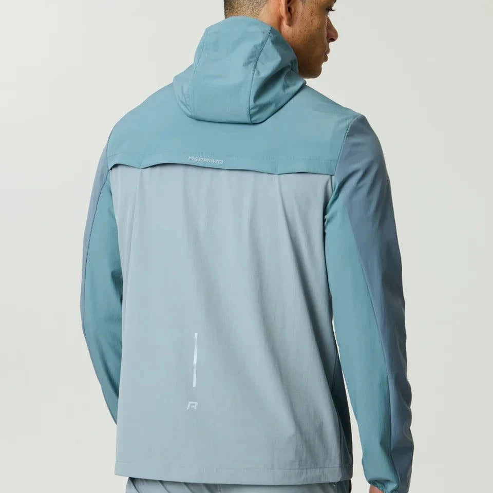 Reprimo Flight Windbreaker Tide Marble lightweight polyamide jacket with zip pockets and back vent for weather protection