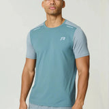 Reprimo Flight T-Shirt Tide Marble athletic fit lightweight breathable with reflective strips for workouts