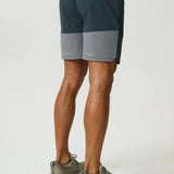 Reprimo Flight Short Gargoyle Ash Green lightweight breathable athletic shorts with functional zip pockets and elastic waistband