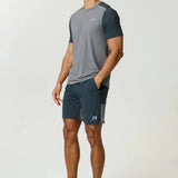 Reprimo Flight T-Shirt Gargoyle Ash Green lightweight breathable athletic fit with reflective strips
