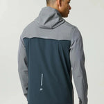 Reprimo Flight Windbreaker in Gargoyle Ash Green lightweight wind-resistant jacket with zip pockets and back vent for breathability