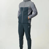 Reprimo Flight Windbreaker in Gargoyle Ash Green with zip pockets and lightweight weather-resistant polyamide fabric