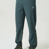 Reprimo Clima Pants in dark moss and khaki with dual-fabric breathable panels and adjustable ankles for active performance