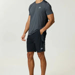Reprimo Clima T-Shirt in slate and obsidian with lightweight, breathable fabric and athletic fit for high-intensity workouts