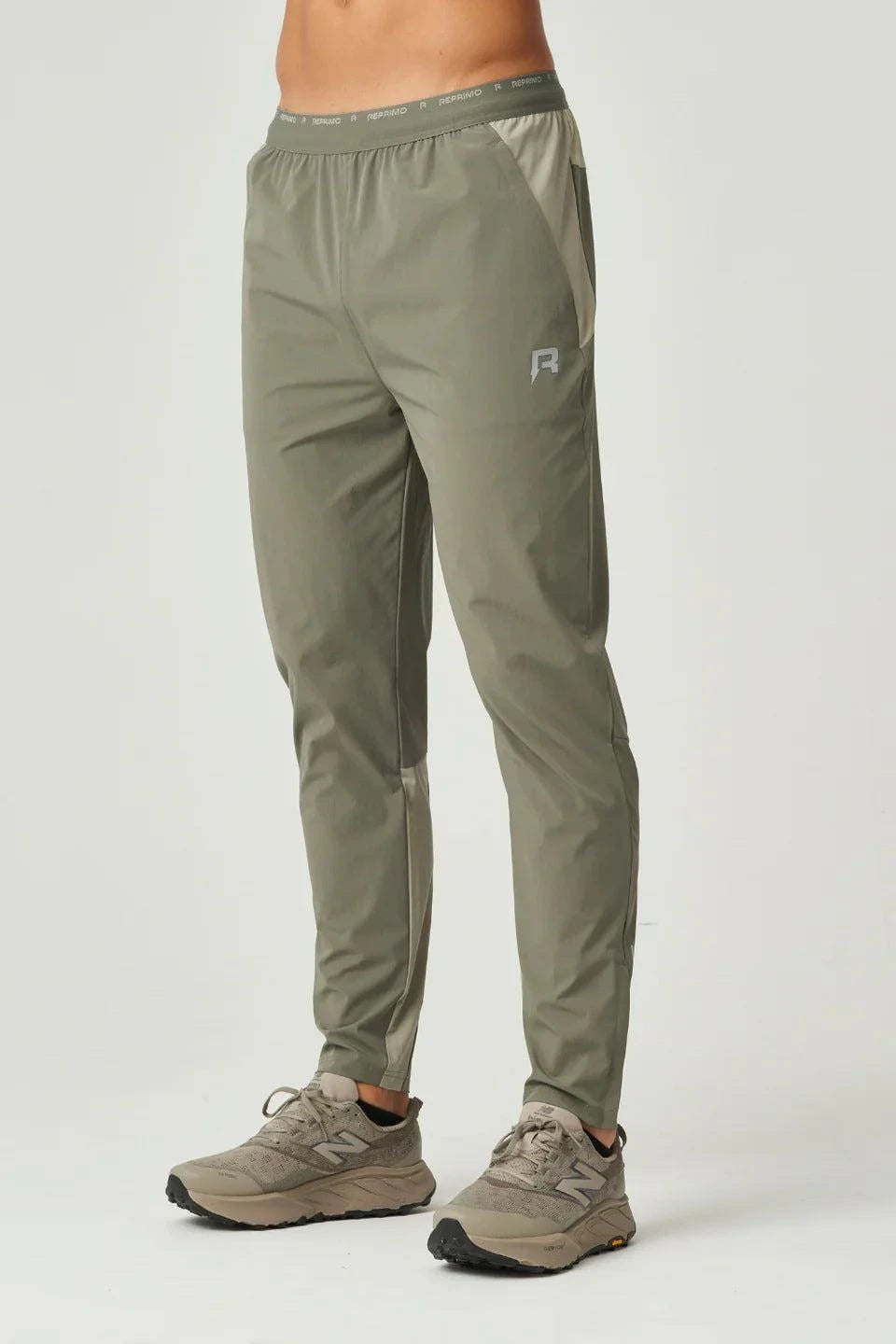 Khaki Reprimo Flight Pant with functional pockets and reflective strips for comfort and visibility