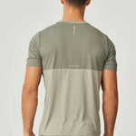 Reprimo Flight T-Shirt khaki athletic fit with reflective strips and two-tone design