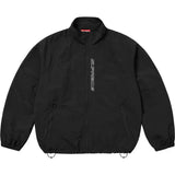 Supreme Contrast Zip Tracksuit in black.