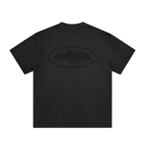 Corteiz Island Knockout Tee black shirt front view