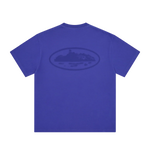 Corteiz Island Knockout Tee in indigo blue color