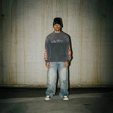 Lord Culture Flame Long Sleeve Vintage Grey
