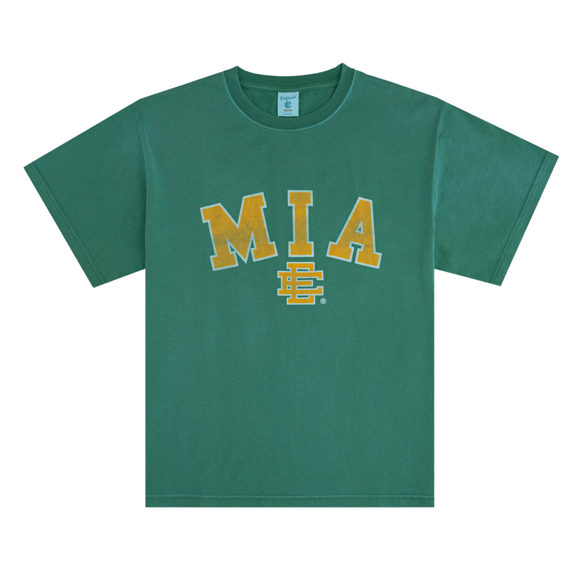Eric Emanuel EE Basic T-Shirt in green worn by model