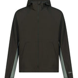 Studio By Charles Two Tone Khaki Track Jacket front view on white background