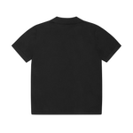 Corteiz Serie A black knit jersey back view with short sleeves