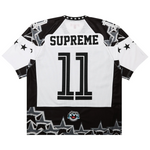 Supreme Stars Football Jersey Black with star design and number 11.
