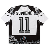 Supreme Stars Football Jersey Black with star design and number 11.