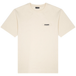 JACQUEMUS THE GROS GRAIN T-SHIRT in beige.