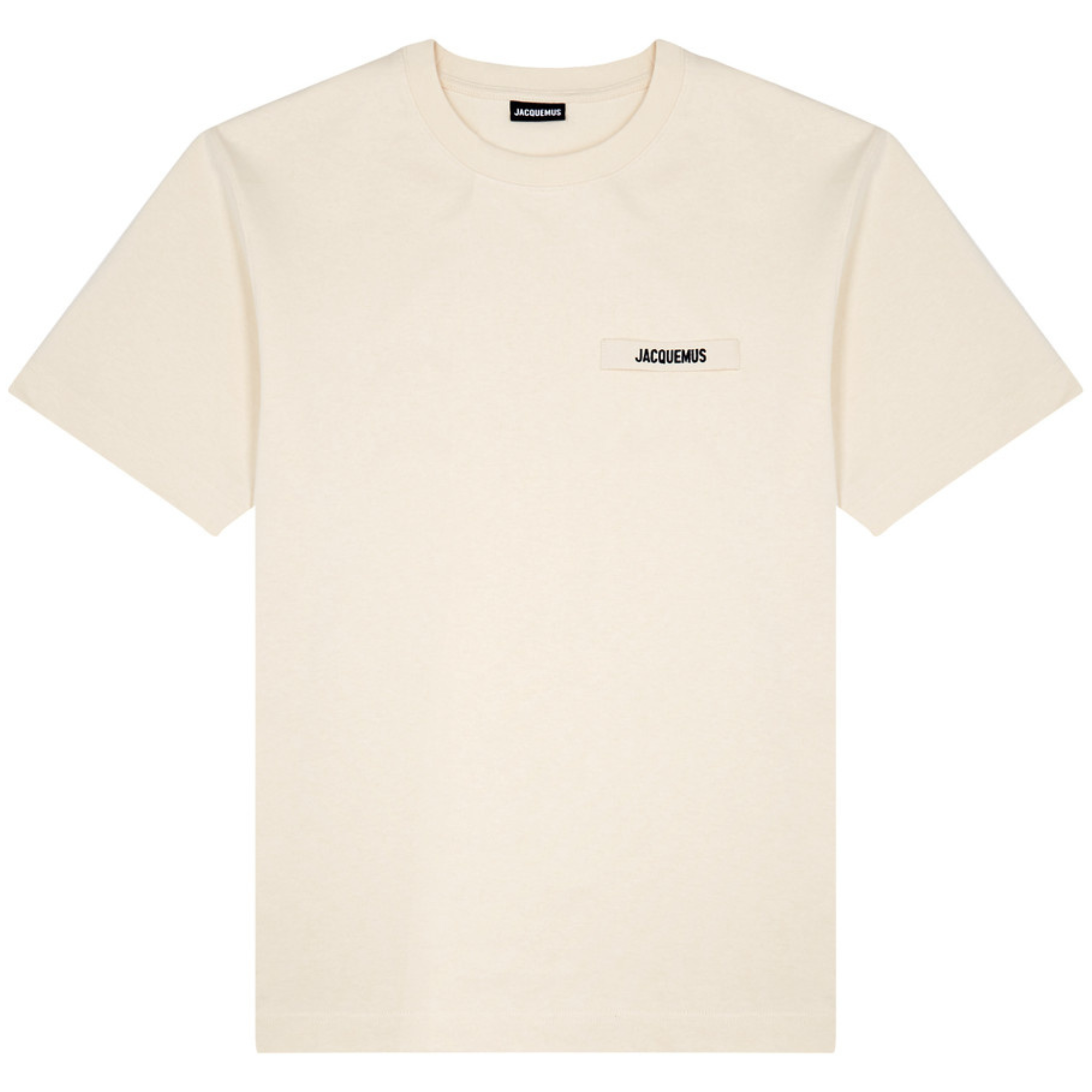 JACQUEMUS THE GROS GRAIN T-SHIRT in beige.