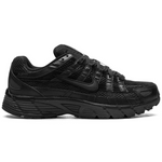 P-6000 Black sneaker with mesh and synthetic leather design.