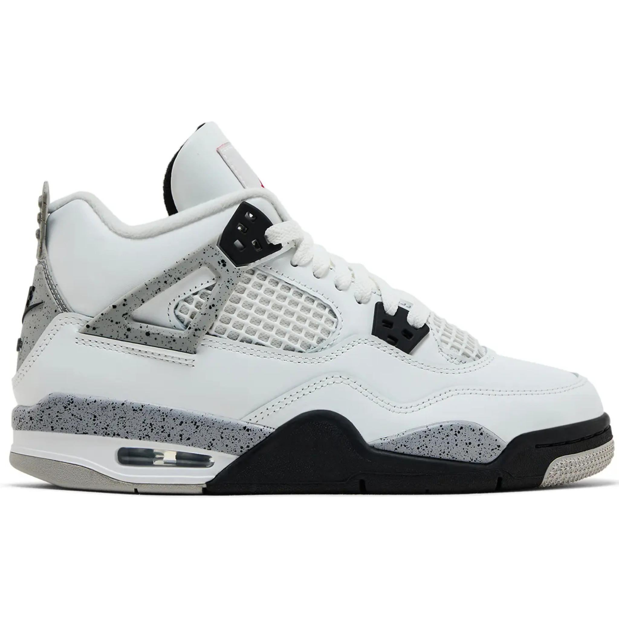 Air Jordan 4 Retro OG GS White Cement 2025 sneaker.