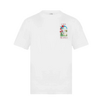 Casablanca LA Days Printed T-Shirt White with graphic design.