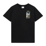 Casablanca LA Night Printed Black T-Shirt with graphic design.