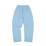 Corteiz Island Puff Print Sweatpants in Baby Blue.