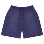 Denim Tears Mono Cotton Wreath Shorts in Blue