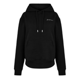 Black Jacquemus Le Sweatshirt with hood and front pocket featuring embroidered logo
