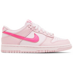 Nike Dunk Low Triple Pink sneaker for kids with vibrant all-pink leather and cushioned sole