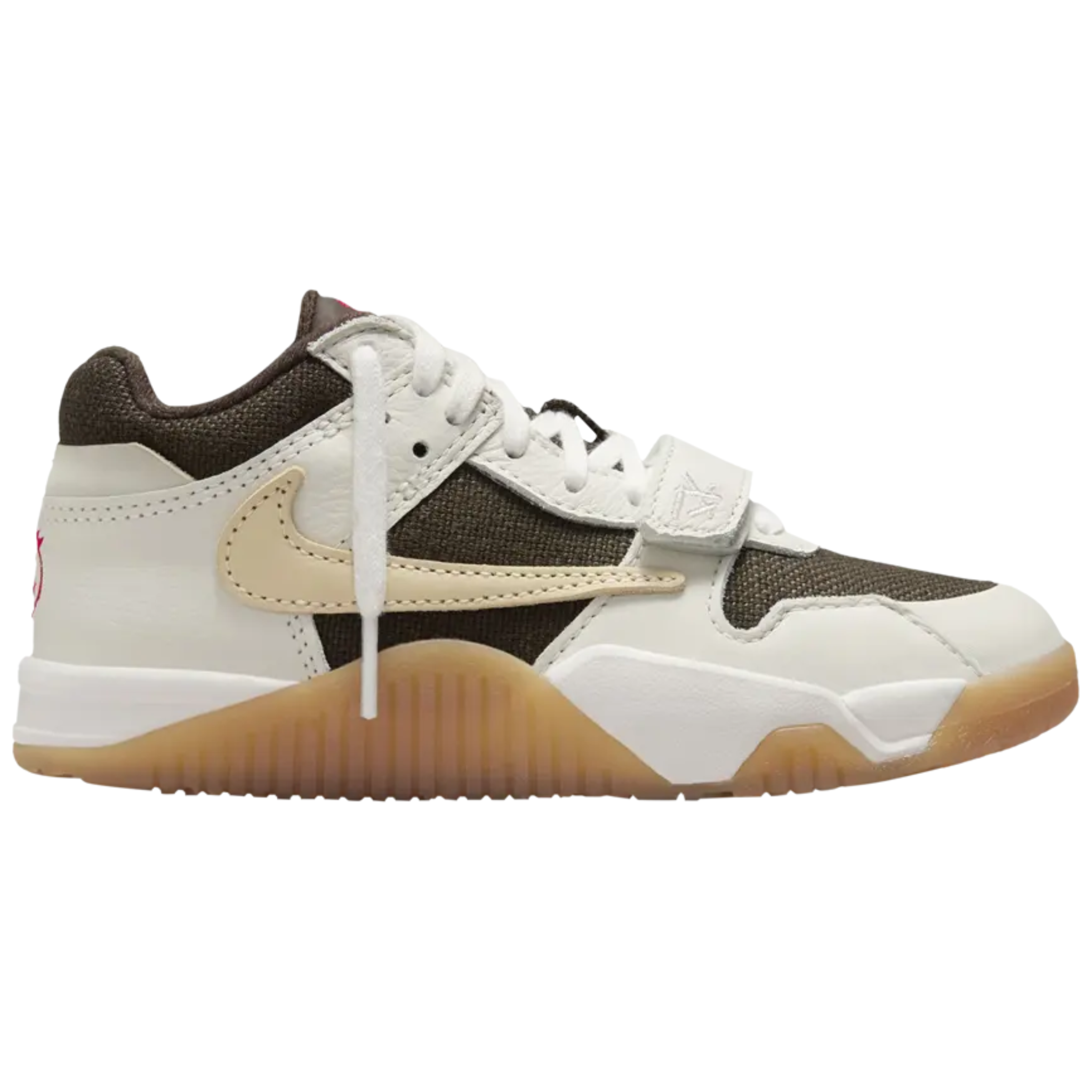 Jordan Jumpman Jack TR PS Sail sneaker in white and brown with gum sole