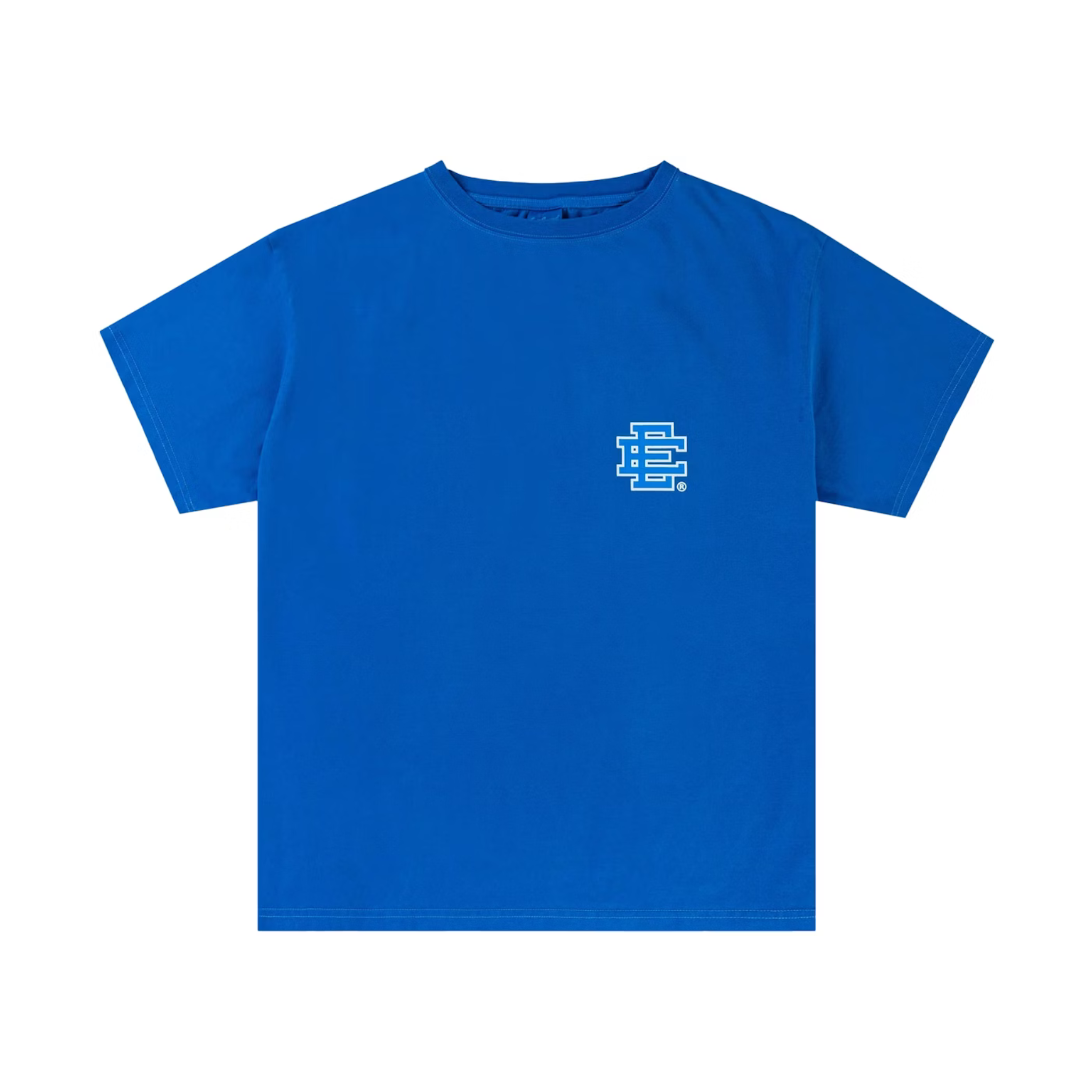 Eric Emanuel EE Basic blue T-shirt with logo on chest