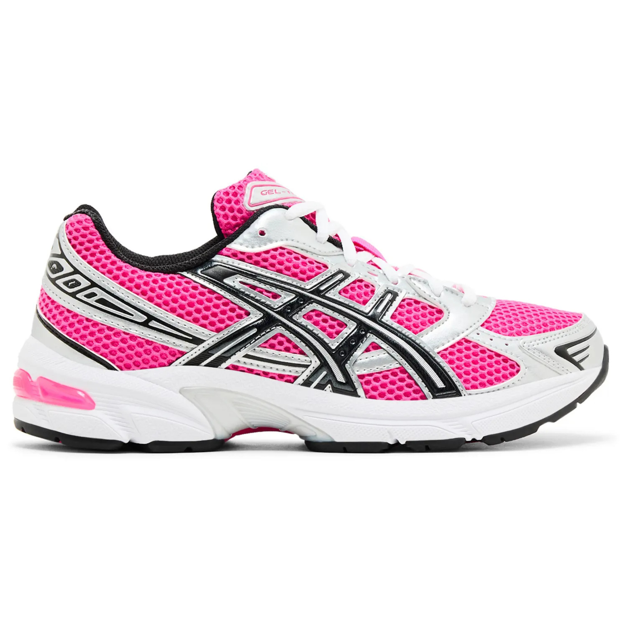 Wmns Gel 1130 ASICS neon pink running shoe with white and black accents