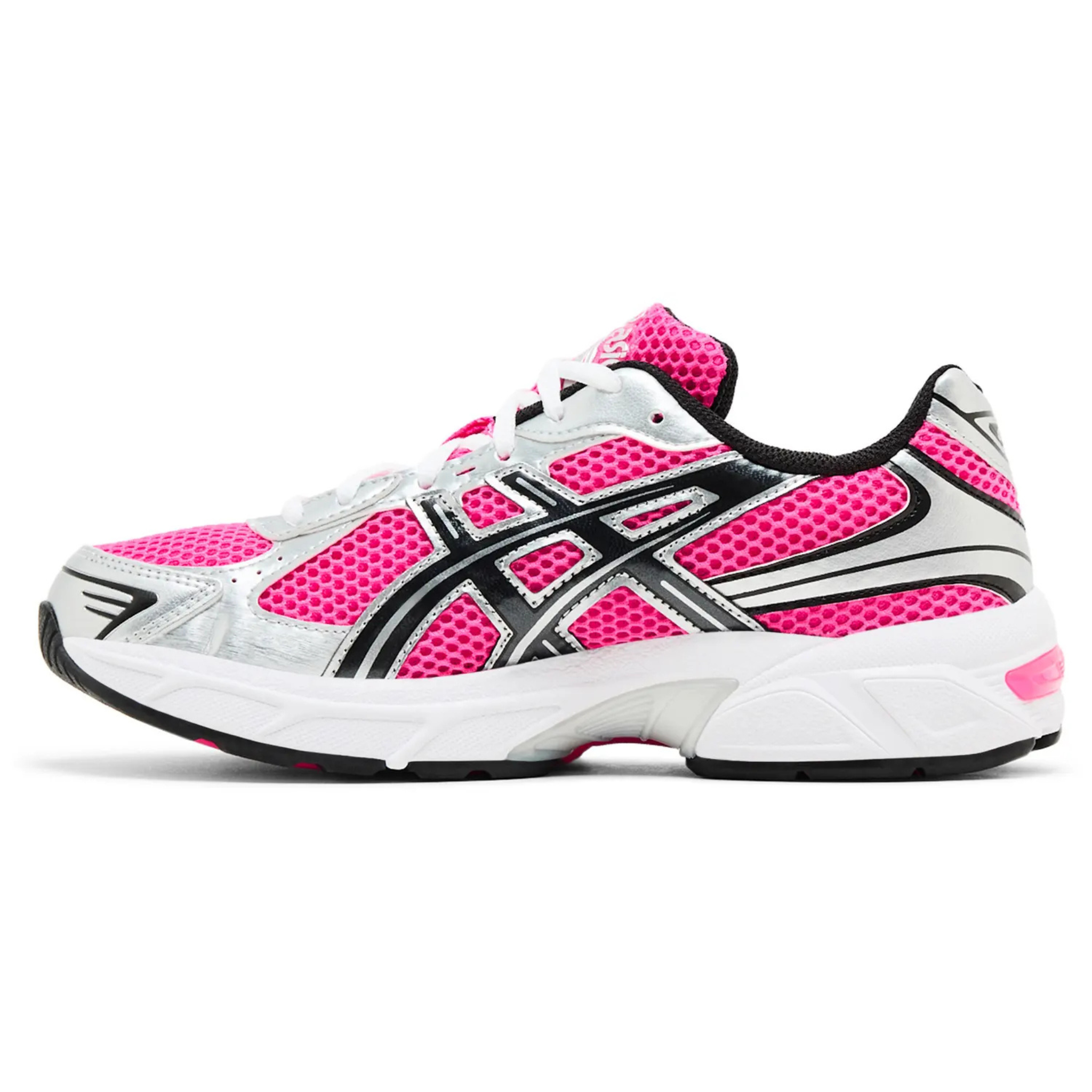 Wmns Gel 1130 ASICS running shoe in neon pink and white with black accents