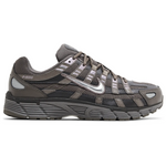 P-6000 Cave Stone metallic silver athletic sneaker with mesh and synthetic upper and cushioned sole