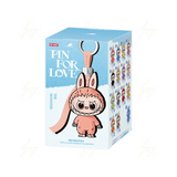 POP MART LABUBU vinyl plush pendant blind box from Pin For Love series with character keychain design