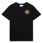 Casablanca Joyaux Dafrique black T-shirt with embroidered logo design