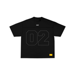 Black Jare Jersey with number 02 and logo design