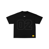 Black Jare Jersey with number 02 and logo design