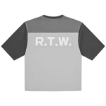 Corteiz Alcatraz heavyweight grey varsity jersey with R.T.W. print on the back