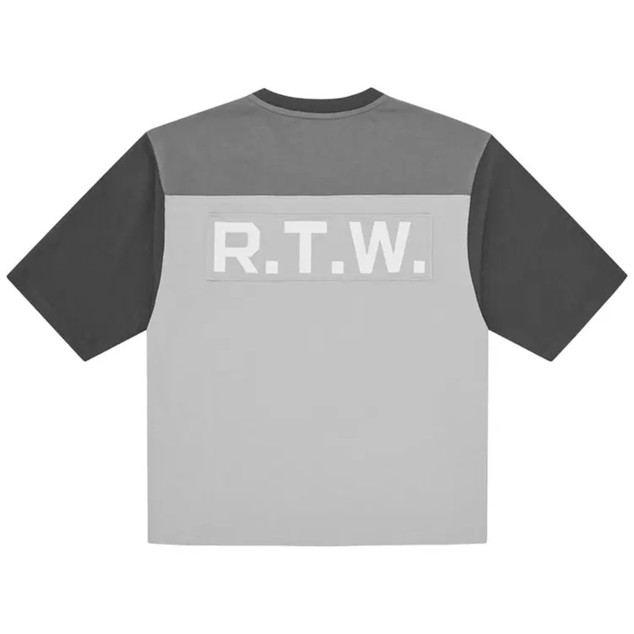 Corteiz Alcatraz heavyweight grey varsity jersey with R.T.W. print on the back