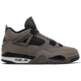 Air Jordan 4 Retro Cave Stone sneaker in taupe and black side view