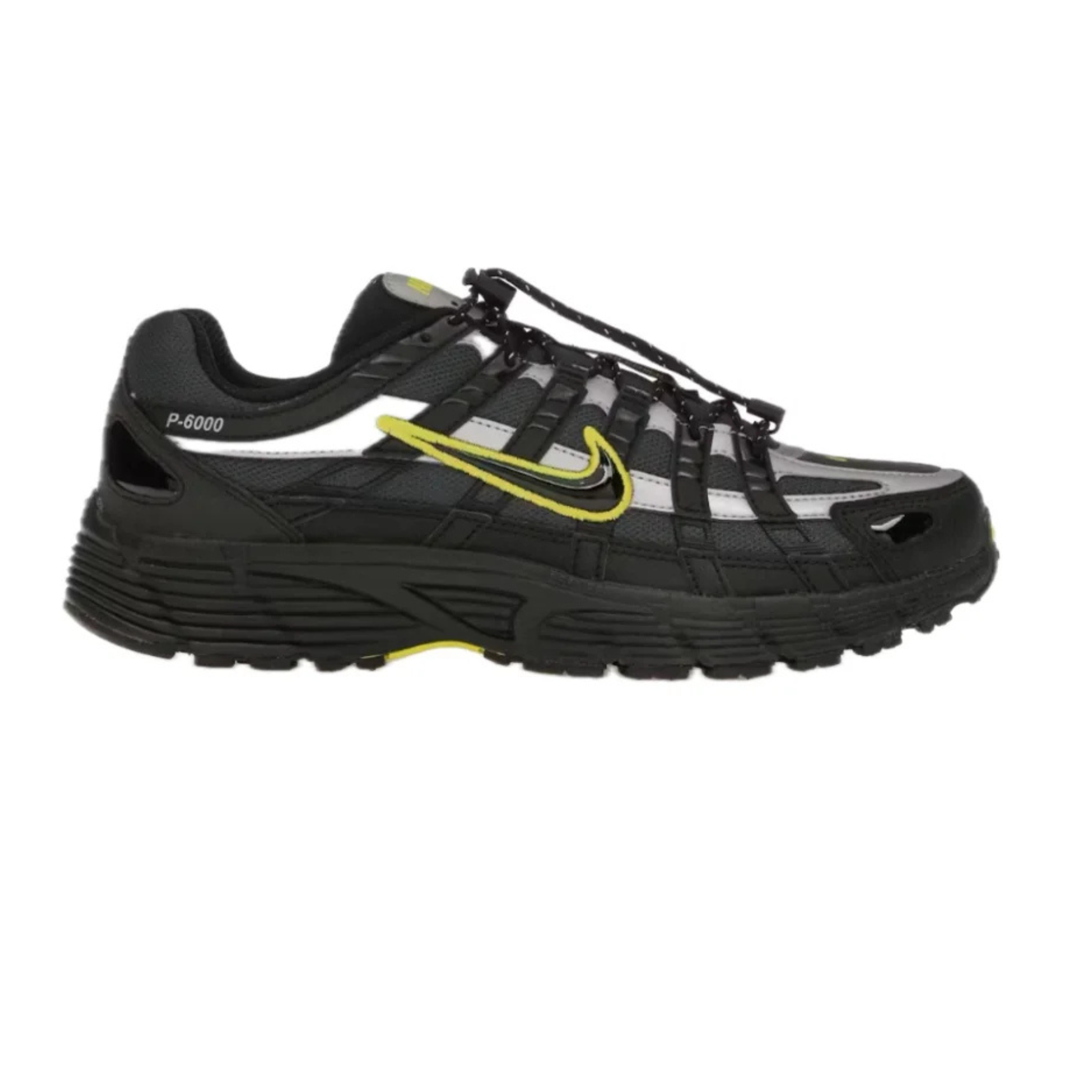 Nike Wmns P-6000 Anthracite High Voltage sneaker in black and yellow