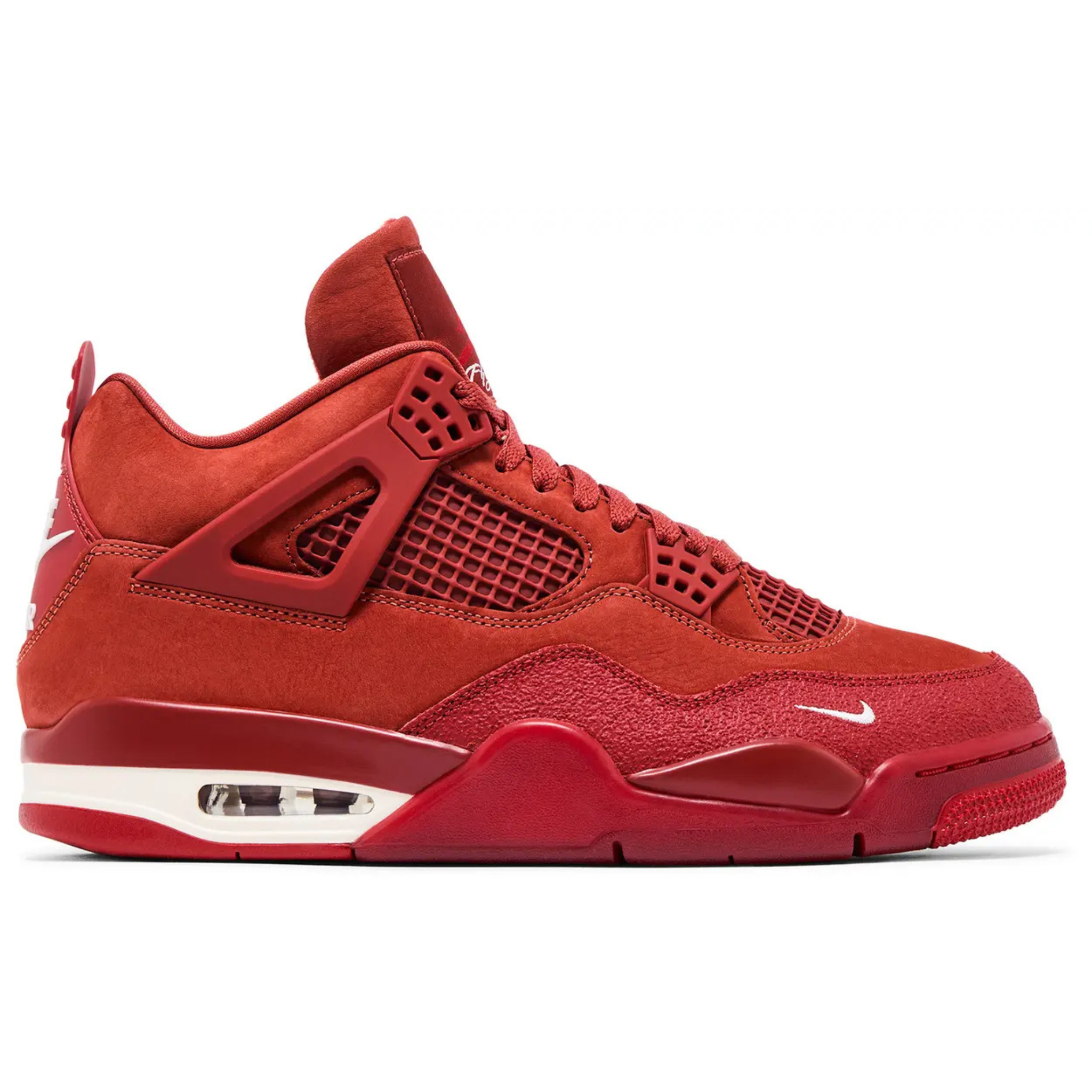 Nigel Sylvester x Air Jordan 4 Retro OG SP Brick By Brick red sneaker side view