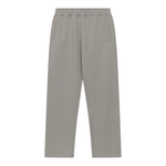 Siarr Puff Joggers in dove grey with elastic waistband and slit pockets, 100% cotton regular fit joggers