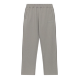 Siarr Puff Joggers in dove grey with elastic waistband and slit pockets, 100% cotton regular fit joggers
