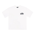 Suavo World Saint Valley white t-shirt with black logo print on chest