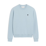 AMI Paris sky blue Ami De Coeur patch sweatshirt