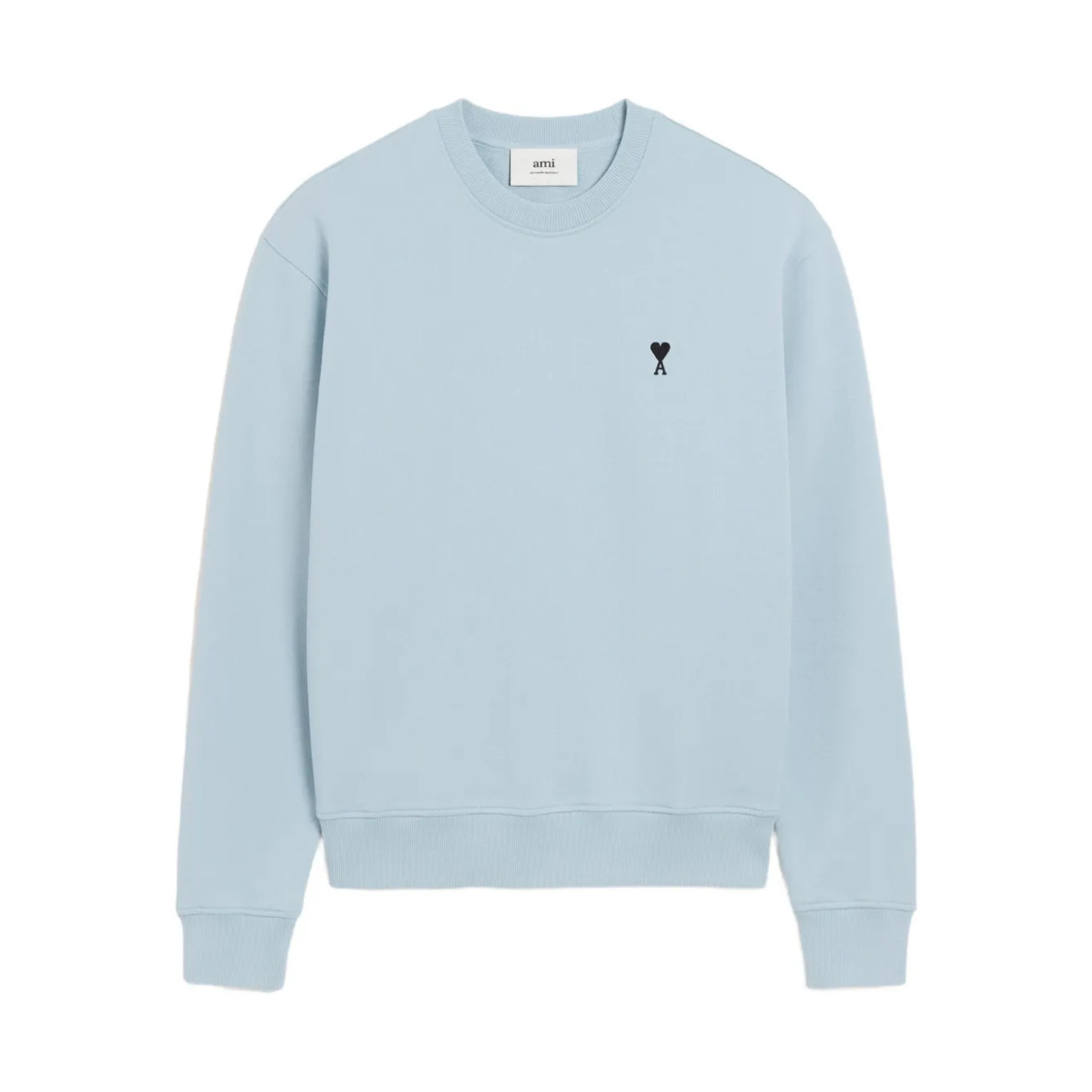 AMI Paris sky blue Ami De Coeur patch sweatshirt