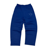 Five Questions Handprint Sweatpants Blue