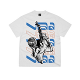 Corteiz Virgil Abloh VAA Archive white tee shirt front view